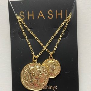 Sashi Baby Warrior Double Necklace NWT